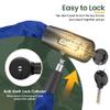 Titanker Bike Lock, 3.3 Feet Heavy Duty Anti-Theft Chain With Key - 8mm Thick Security Lock for Bicycle, Motorcycle, Door, Gate, Fence, Grill (Blue) view 3