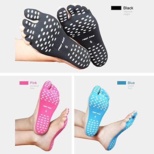 iKareEssentials invisbile Bare Beach feet Stickers (OutTheBlue, Small (3-7) Men)
