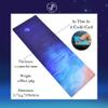 June & Juniper Travel Yoga Mat Foldable Lightweight - Thin Light Non-Slip Travel Yoga Mat Eco (ocean breeze) view 2
