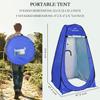 Your Choice Pop Up Privacy Shower Tent - Portable Changing Tent for Camping, Beach & Hiking - 6.2FT Lightweight with Carry Bag, Quick Setup & Full Coverage - Blue view 2