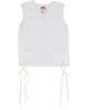 PerfTzit V-Neck Undershirt Tzitzis Keter - Ashkenazi Meyuchad for Boys and Men - 100% Cotton - Size 26 White
