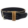 Dominion Strength Training Black Suede 3-inch Weightlifting Belt - Premium Powerlifting Support with Enhanced Grip Technology (SM, 25-35" Waist Size not Pants Size) view 1