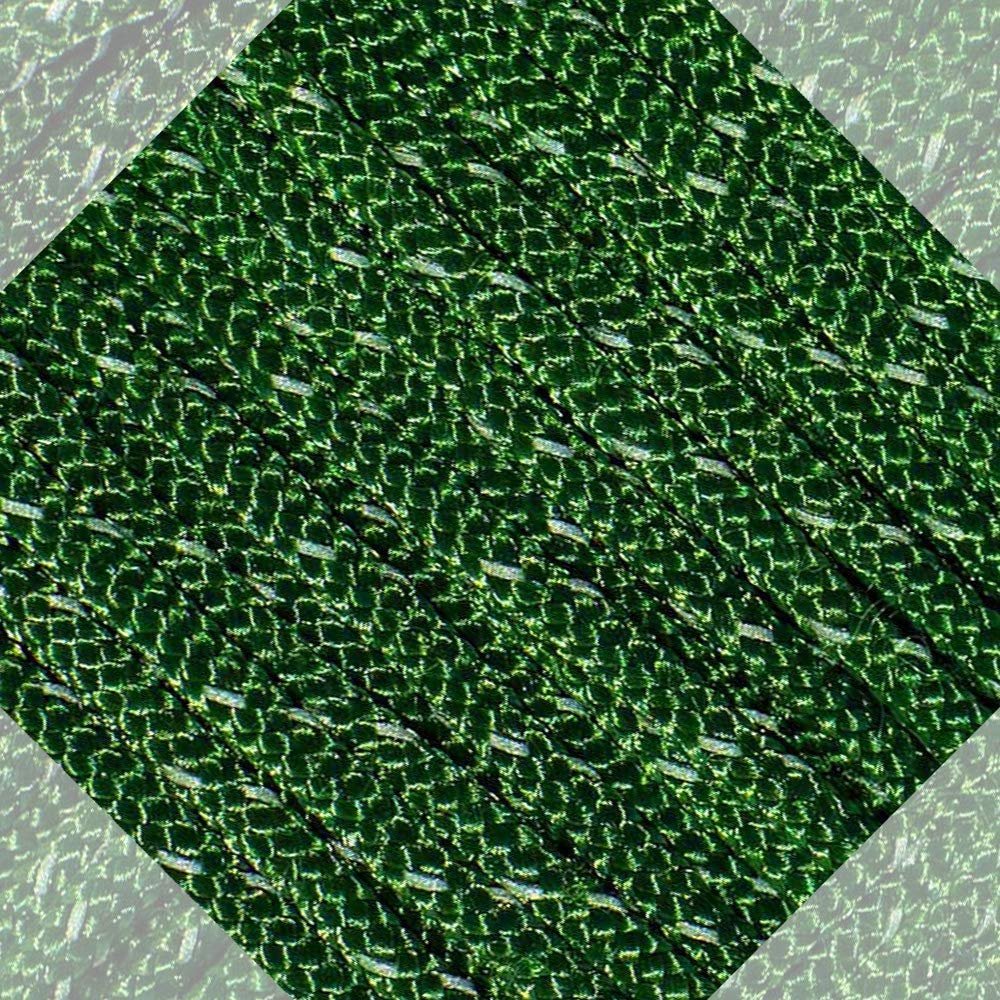 Craft County Reflective Paracord Rope  Holds Up to 95lbs  1.88mm Diameter  for Outdoor Necessities (Kelly Green, 1000 Feet)
