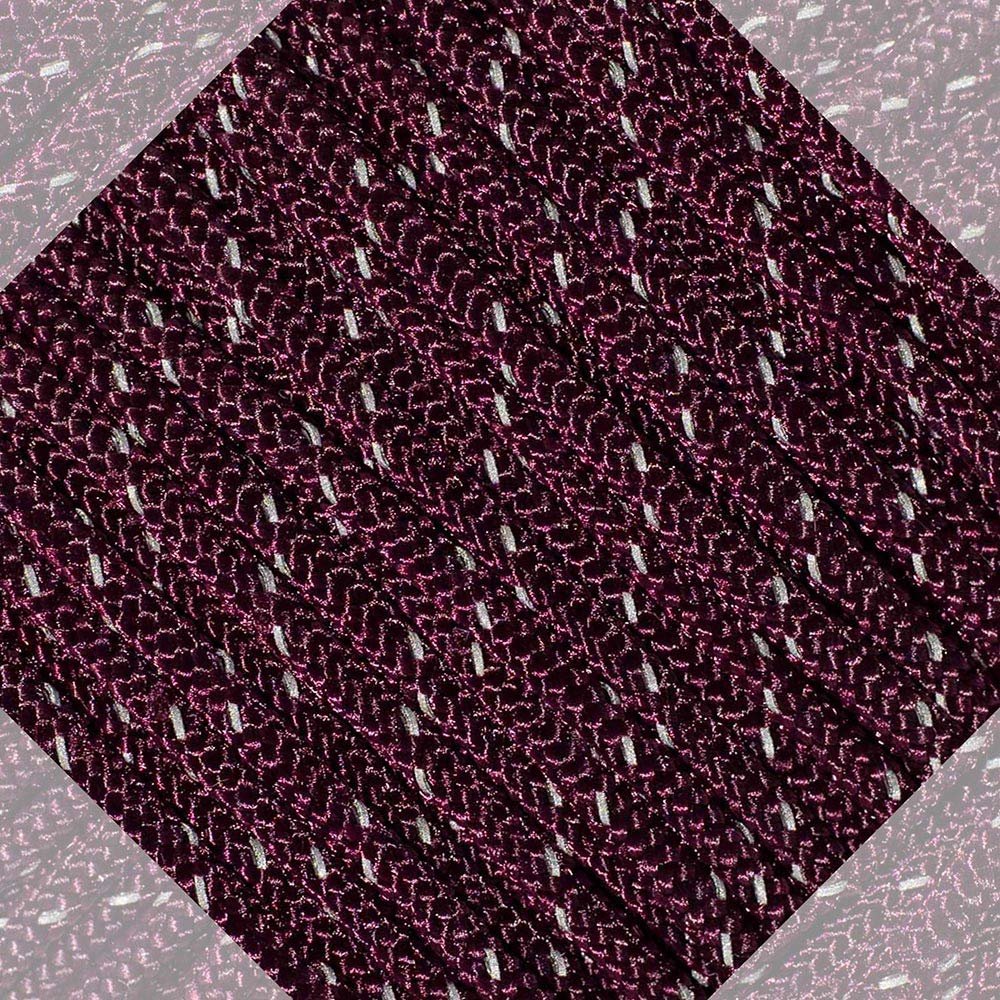 Craft County Reflective Paracord Rope Holds Up to 95lbs 1.88mm Diameter for Outdoor Necessities (Maroon, 1000 Feet)