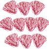 Anderson's Premium Scarlet Red and White School Spirit Shakers, Cheerleader Pom Poms, Sports Fan, Football, Basketball, Homecoming, Squad, Team, Party, Dance Club, Performance, Celebration Pack of 10 view 3