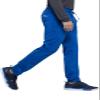 Cherokee Joggers for Men Modern Fit Scrub Pant with Drawstring Waistband, 5 Pockets, Soft 2-Way Stretch Fabric - WW012T, M Tall, Royal view 4
