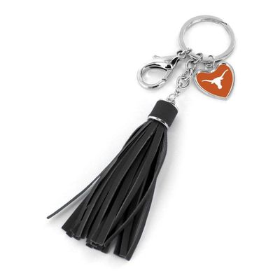 Aminco NCAA Texas Longhorns Tassel Keychain/Purse Charm