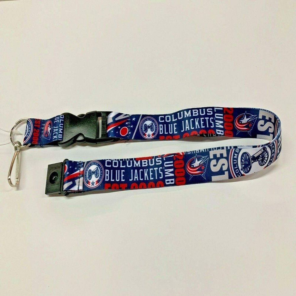 aminco Columbus Blue Jackets - Dynamic Lanyard