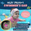 Earvolution Floating Putty Buddies Swim Earplugs - Doctor-Invented, Made in USA, Moldable Premium Silicone Plugs Help Prevent Swimmer's Ear, 3 Pair Pack - Blue/Red/Green view 2