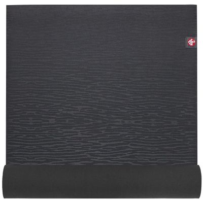 Manduka eKOLite Yoga Mat 71" - 4mm | Natural Rubber | Eco-Friendly | Soft Textured Surface | Natural Next-to-Skin Feel | 71 x 26 inches | Charcoal Grey