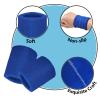 GOGO 2 PCS Terry Cloth Wristband Athletic Wrist Sweatband for Gym Sports Cambridge Blue view 2