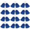 Hooshing 12PCS Cheerleading Pom Poms Metallic Foil Royal Blue with Plastic Handles for Team Sports Dance Party view 1