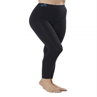 CzSalus Summer time Lipedema, Lymphedema Support Slimming Lighter Weight Medium Compression Leggings (S, Black)