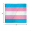 MWS 4x6 Transgender Pride Flag with Grommets LGBTQIA Trans Pride Large view 4