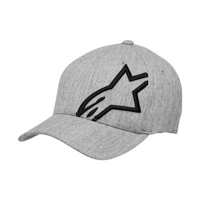 Alpinestars 1032-81008-1126-SM/M Corp Shift 2 Curved Hat Grey Heather/Black Sm/Md
