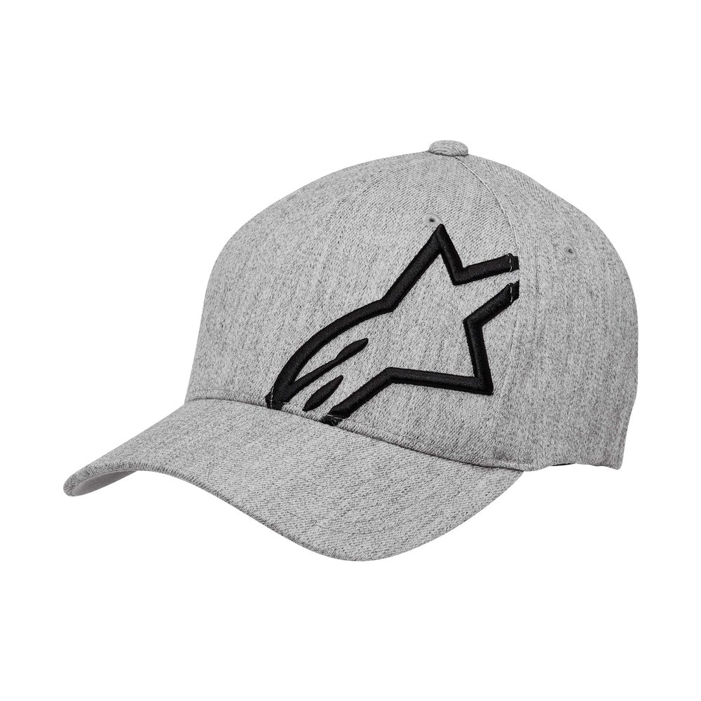 Alpinestars 1032-81008-1126-SM/M Corp Shift 2 Curved Hat Grey Heather/Black Sm/Md