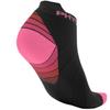 Physix Gear Short Compression Socks for Men & Women - Best Low Compression Socks Women & Men with Arch Support, Ideal for Running, Plantar Fasciitis comfort, and Swelling - Ankle, Black/Pink, L/XL view 1