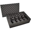 Pistol & Magazine Storage Foam Insert For Apache 4800 Case | 2 Piece Set | Pre-Cut Military Grade Polyethylene Foam Base And Protective Lid Foam Insert (Case Not Included) view 1