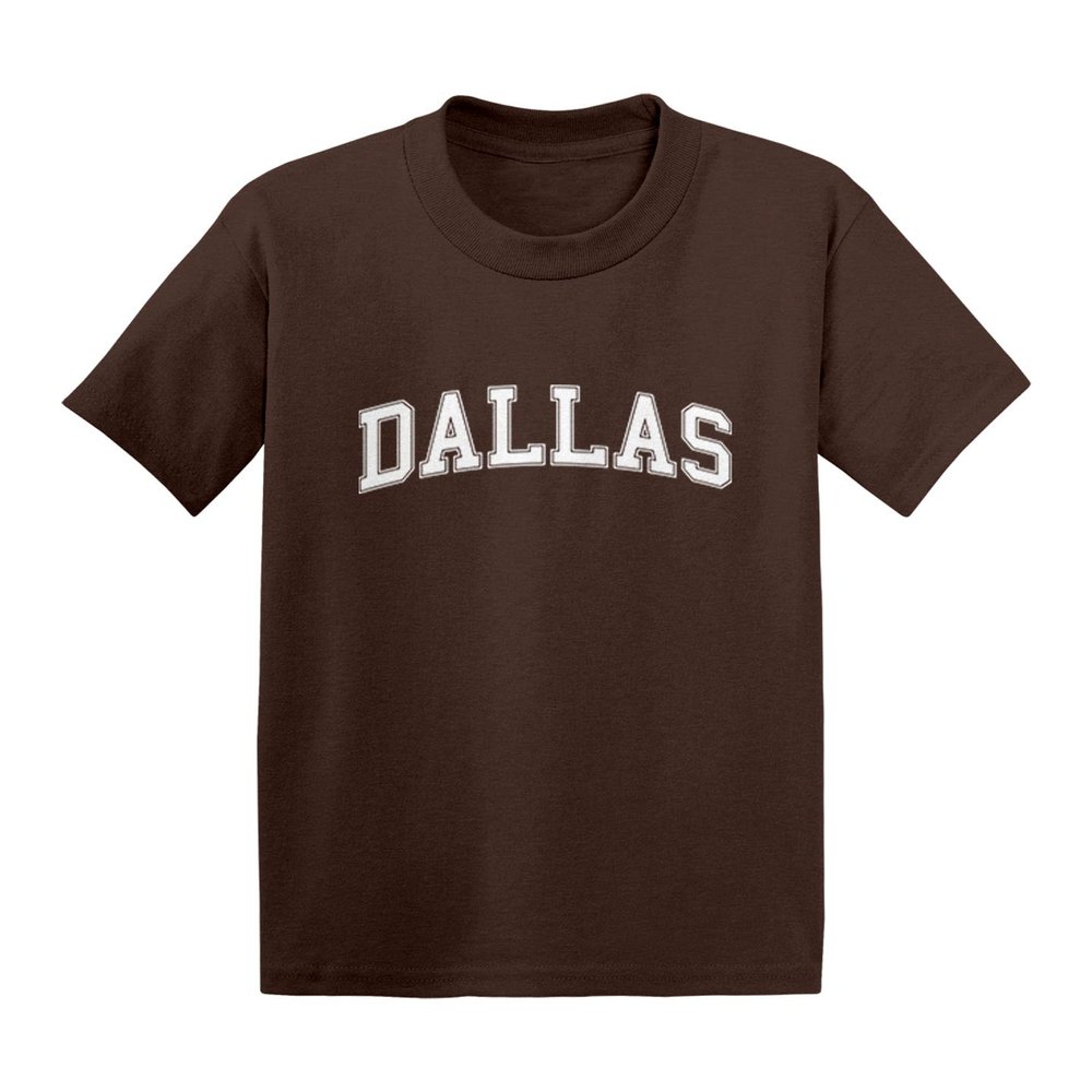 Haase Unlimited Dallas - State Proud Strong Pride Infant/Toddler Cotton Jersey T-Shirt (Brown, 18 Months)