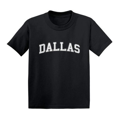 Haase Unlimited Dallas - State Proud Strong Pride Infant/Toddler Cotton Jersey T-Shirt (Black, 3T)