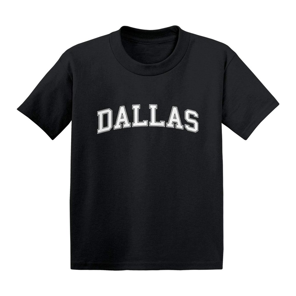 Haase Unlimited Dallas - State Proud Strong Pride Infant/Toddler Cotton Jersey T-Shirt (Black, 3T)
