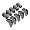 10-Piece Golf Iron Head Covers Set, Neoprene Protective Club Headcovers, Grey and Black, Universal Fit with Number Window view 3