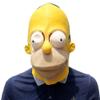 XuanYou Simpsons Latex Mask Smail Full Headgear Big Eyes Halloween Mask view 1