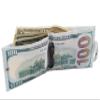 Adam Victor Minimalist Slim Wallet for Men- US Dollar Bill Wallet Credit Card Photo Holder Bifold- Zipper Design view 2