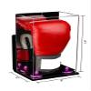 Better Display Cases Acrylic Vertical Boxing Glove Display Case Mirror Case, Purple Risers , Wall Mount and Black Base 8" x 6" x 14" (A092/V18) view 2
