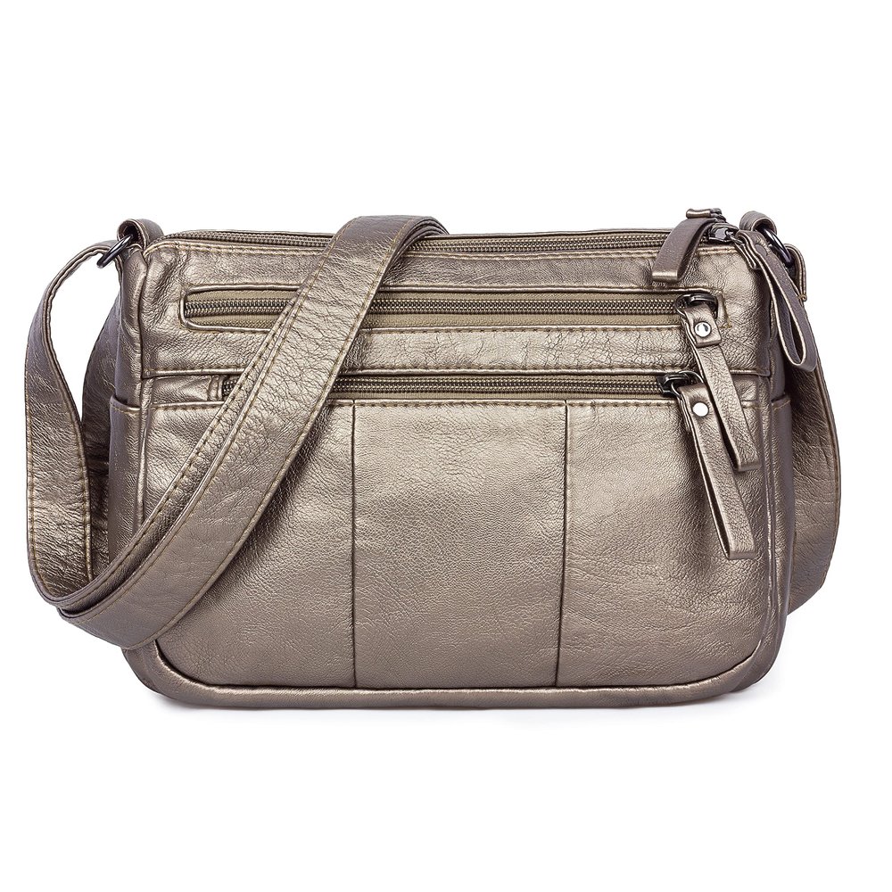 VOLGANIK ROCK Purses for Women Soft PU Leather Shoulder Bag Ladies Crossbody Purse and handbags Lightweight Pocketbook