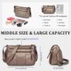 VOLGANIK ROCK Purses for Women Soft PU Leather Shoulder Bag Ladies Crossbody Purse and handbags Lightweight Pocketbook view 3