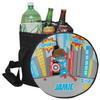 YouCustomizeIt Personalized Superhero in The City Collapsible Cooler & Seat view 1