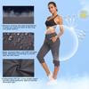 ChinFun Women's Hiking Pants Quick Dry Lightweight Outdoor Capris Water Resistant UPF50+ Grey L view 4
