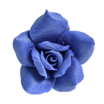 AeraVida Beautifully Detailed Handmade Blooming Purple Rose Pendant