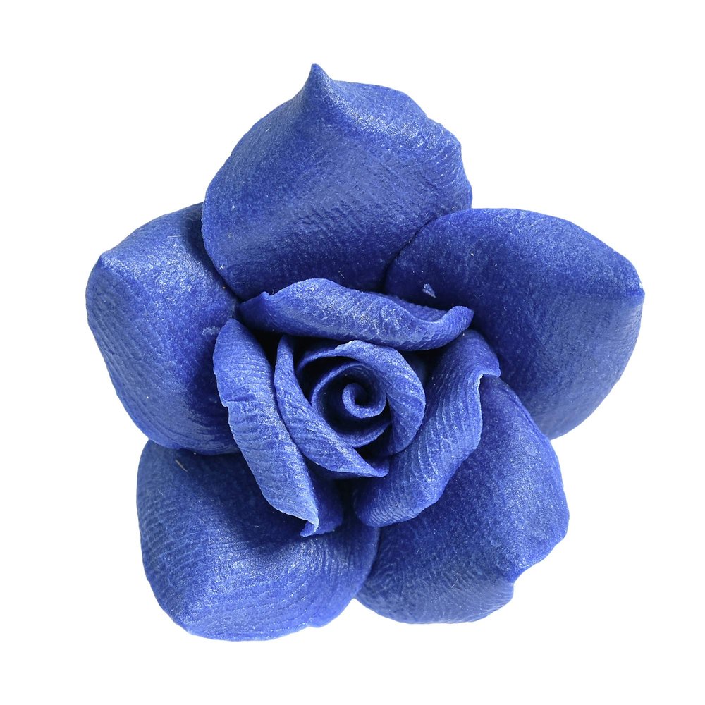 AeraVida Beautifully Detailed Handmade Blooming Purple Rose Pendant