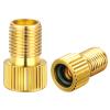 Bike Presta Valve Adapter,Inflate Tire Adapter,Convert Presta to Schrader,French/UK to US,Brass Material MTB Inflatable Connector/Converter Bicycle Bike Pump Tool(5 pack) view 1