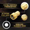 Bike Presta Valve Adapter,Inflate Tire Adapter,Convert Presta to Schrader,French/UK to US,Brass Material MTB Inflatable Connector/Converter Bicycle Bike Pump Tool(5 pack) view 4