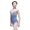 118141028 Fashion Leotards Floral Velvet Ballet Dancewear Ballet Leotards (M, Grey) view 1