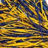 Anderson's Premium Royal Blue and Gold School Spirit Shakers, Cheerleader Pom Poms, Sports Fan, Football, Basketball, Homecoming, Squad, Team, Party, Dance Club, Performance, Celebration Pack of 10 view 2