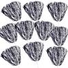 Anderson's Premium Navy Blue and White School Spirit Shakers, Cheerleader Pom Poms, Sports Fan, Football, Basketball, Homecoming, Squad, Team, Party, Dance Club, Performance, Celebration Pack of 10 view 3