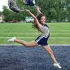 Anderson's Premium Navy Blue and White School Spirit Shakers, Cheerleader Pom Poms, Sports Fan, Football, Basketball, Homecoming, Squad, Team, Party, Dance Club, Performance, Celebration Pack of 10 view 4