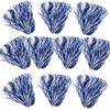 Anderson's Premium Royal Blue and White School Spirit Shakers, Cheerleader Pom Poms, Sports Fan, Football, Basketball, Homecoming, Squad, Team, Party, Dance Club, Performance, Celebration Pack of 10 view 3