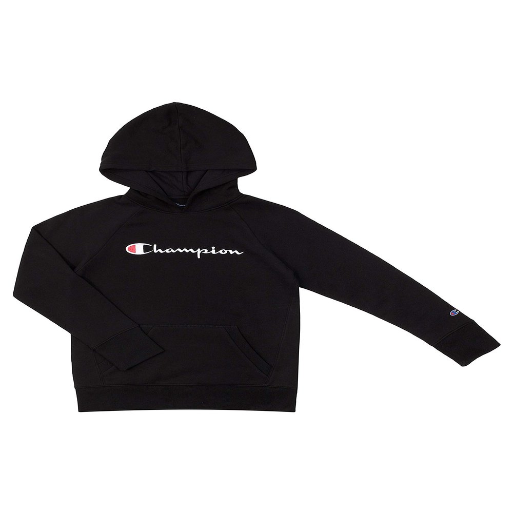 Champion Girls Hoodie for Kids Pullover Sweatshirt For Girls Athletic Sweater (US, Alpha, Small, Regular, Black)