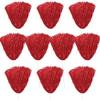 Anderson's Premium Scarlet Red School Spirit Shakers, Cheerleader Pom Poms, Sports Fan, Football, Basketball, Homecoming, Squad, Team, Party, Dance Club, Performance, Celebration Pack of 10 view 3