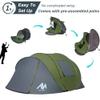 6 Person Easy Pop Up Tents for Camping - AYAMAYA Double Layer Waterproof Instant Tent with Vestibule & Porch, Large Size Family Automatic Setup 4-6 People Hiking (Poles Included) view 2