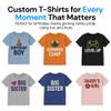 Custom Shirts for Kids Personalized Cotton T Shirts for Boys Girls Children Customized DTF Print Custom Kids Shirt Tshirt Upload Your Design X-Large White Tshirt view 3