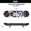 Cal 7 Complete Standard Skateboard 7.5-8-Inch Deck (8" Cabana) view 2