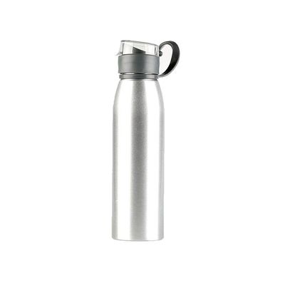dsvsv 400ML Water Bottle Single Layer Vacuum Insulated Aluminum Small Mouth - Leak Proof Sports Bottle - BPA Free Sport Cap for School, Office & Outdoor Hiking,Running,Camping S-79 (Metallic)