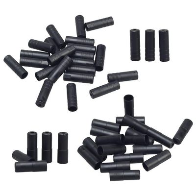 100 Pieces Bike Bicycle Plastic 5mm Brake Cable Housing Ferrule End Caps and 100 Pieces Plastic Bike Shift Cable End Caps Crimp 4mm Shifter Housing Wire Line Pipe Ferrules (Total 200 Pieces)