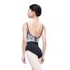 118141026 Camisole Dance Leotards Girls Water Drop Back Velvet Ballet Leotards (L, Black) view 2
